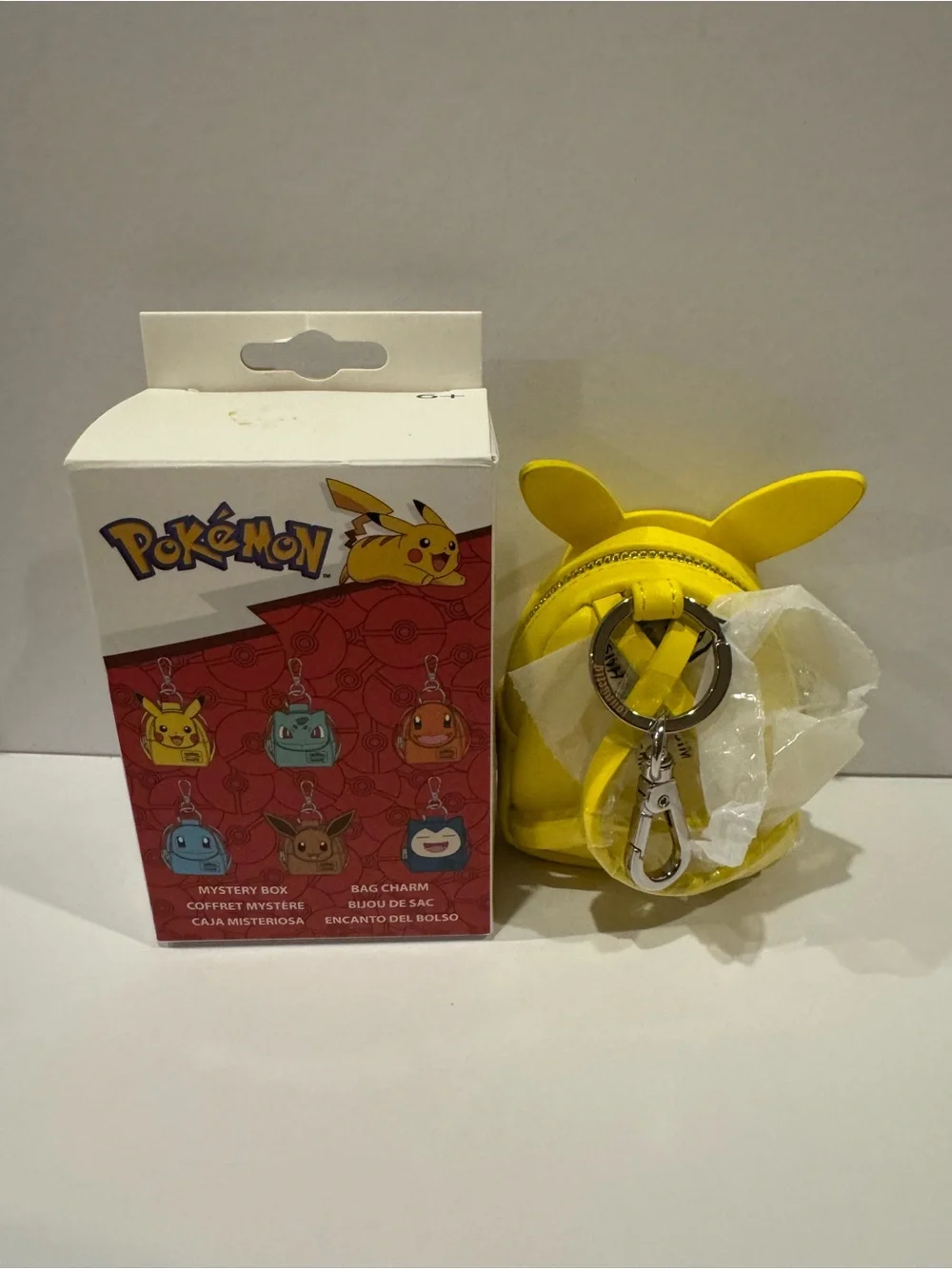 Loungefly Pikachu Yellow Kids Bag Charm Wallet